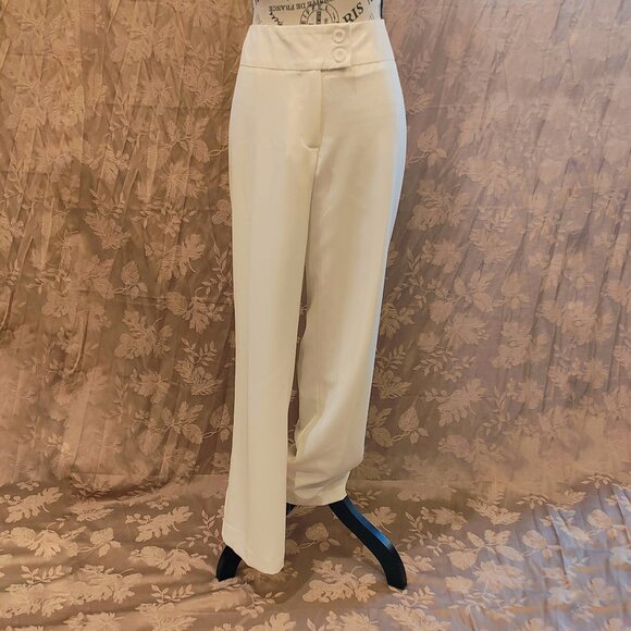 Chadwicks Pants - Chadwicks of Boston Katherine Women's White Slacks, Size 16P, Gently Used